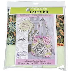Studio Kat Boho Baguette Bag Pattern,Fabric and Stabilizer Kit